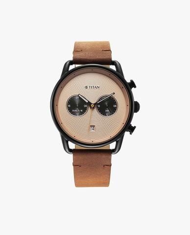  TITAN - Đồng hồ nam Retro 43mm 
