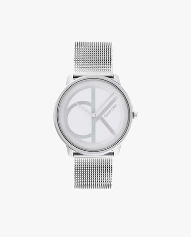  Calvin Klein - Đồng hồ unisex dây lưới Iconic Mesh 40mm 