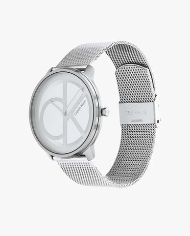  Calvin Klein - Đồng hồ unisex dây lưới Iconic Mesh 40mm 