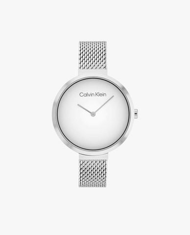  Calvin Klein - Đồng hồ nữ dây lưới Minimalistic T Bar 36mm 