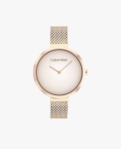  Calvin Klein - Đồng hồ nữ dây lưới Minimalistic T Bar 36mm 