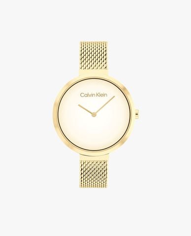  Calvin Klein - Đồng hồ nữ dây lưới Minimalistic T Bar 36mm 