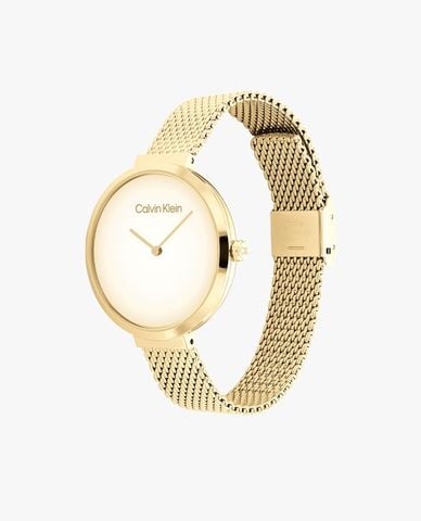  Calvin Klein - Đồng hồ nữ dây lưới Minimalistic T Bar 36mm 