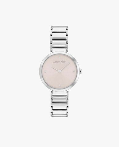  Calvin Klein - Đồng hồ nữ dây thép Minimalistic T Bar 28mm 