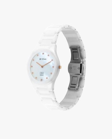  TITAN - Đồng hồ nữ Edge Ceramic 34mm 