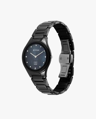 TITAN - Đồng hồ nữ Edge Ceramic 34mm 