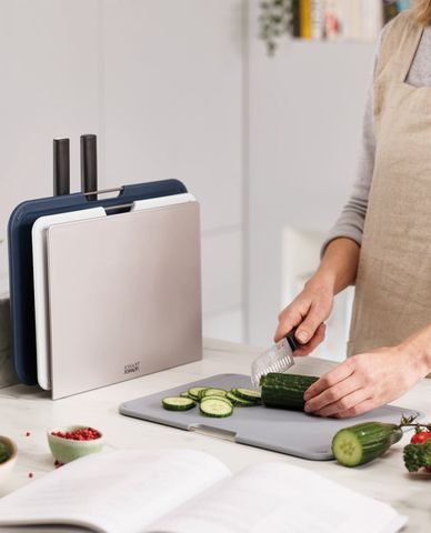  JOSEPH JOSEPH - Bộ dao thớt 6 món kháng khuẩn cao cấp 