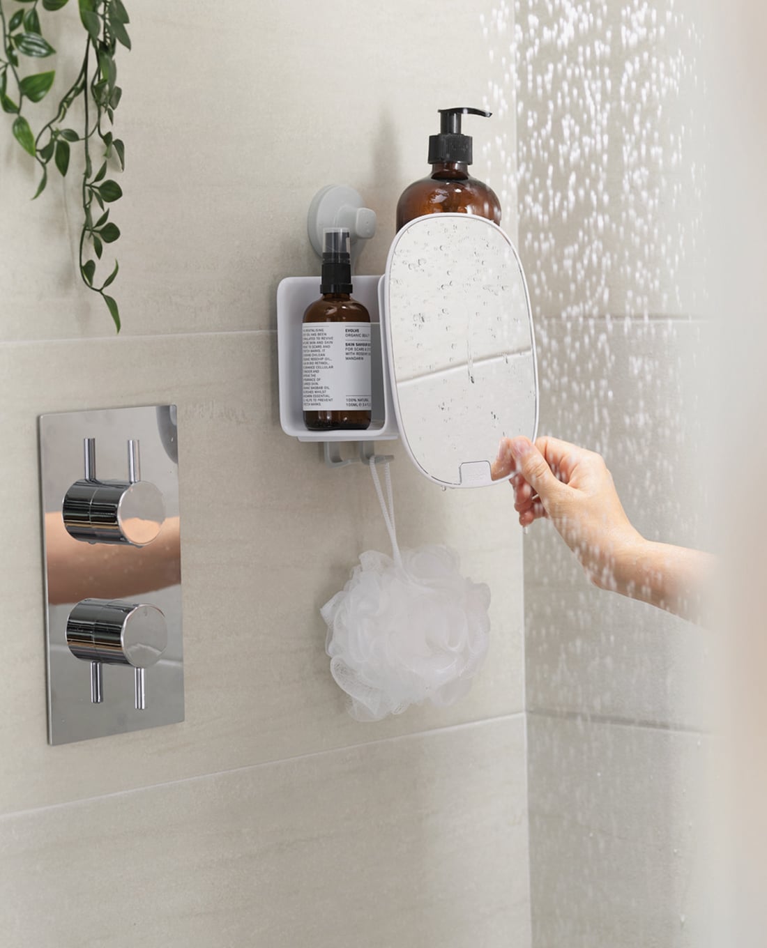 JOSEPH JOSEPH - Kệ để đồ nhà tắm có gương cao cấp Easy Store Compact