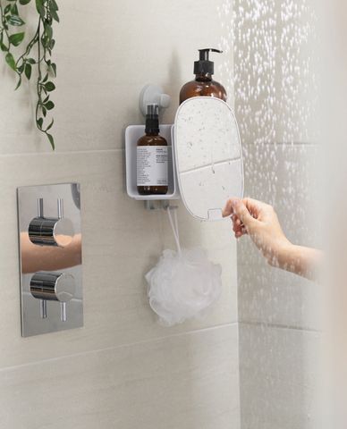  JOSEPH JOSEPH - Kệ để đồ nhà tắm có gương cao cấp Easy Store Compact 