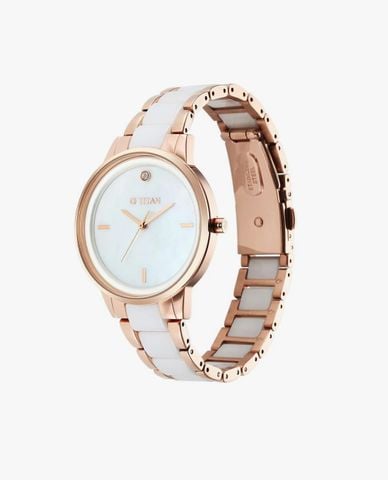  TITAN - Đồng hồ nữ Purple Ceramics 34mm 