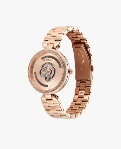  TITAN - Đồng hồ nữ Purple Abstract 36mm 