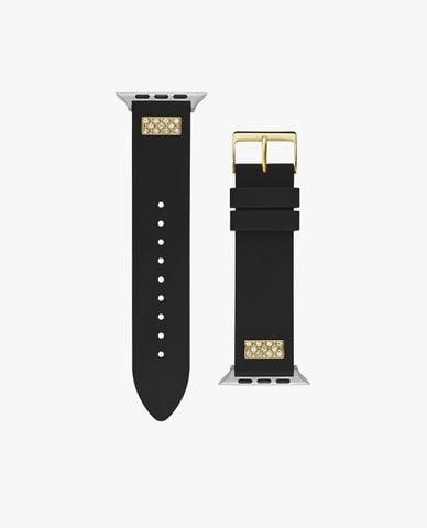  GUESS - Dây đồng hồ nam đính pha lê cho Apple Watch 42mm 