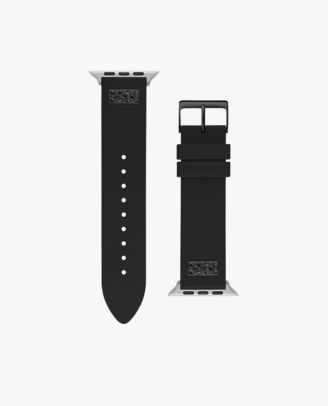 GUESS - Dây đồng hồ nam đính pha lê cho Apple Watch 42mm