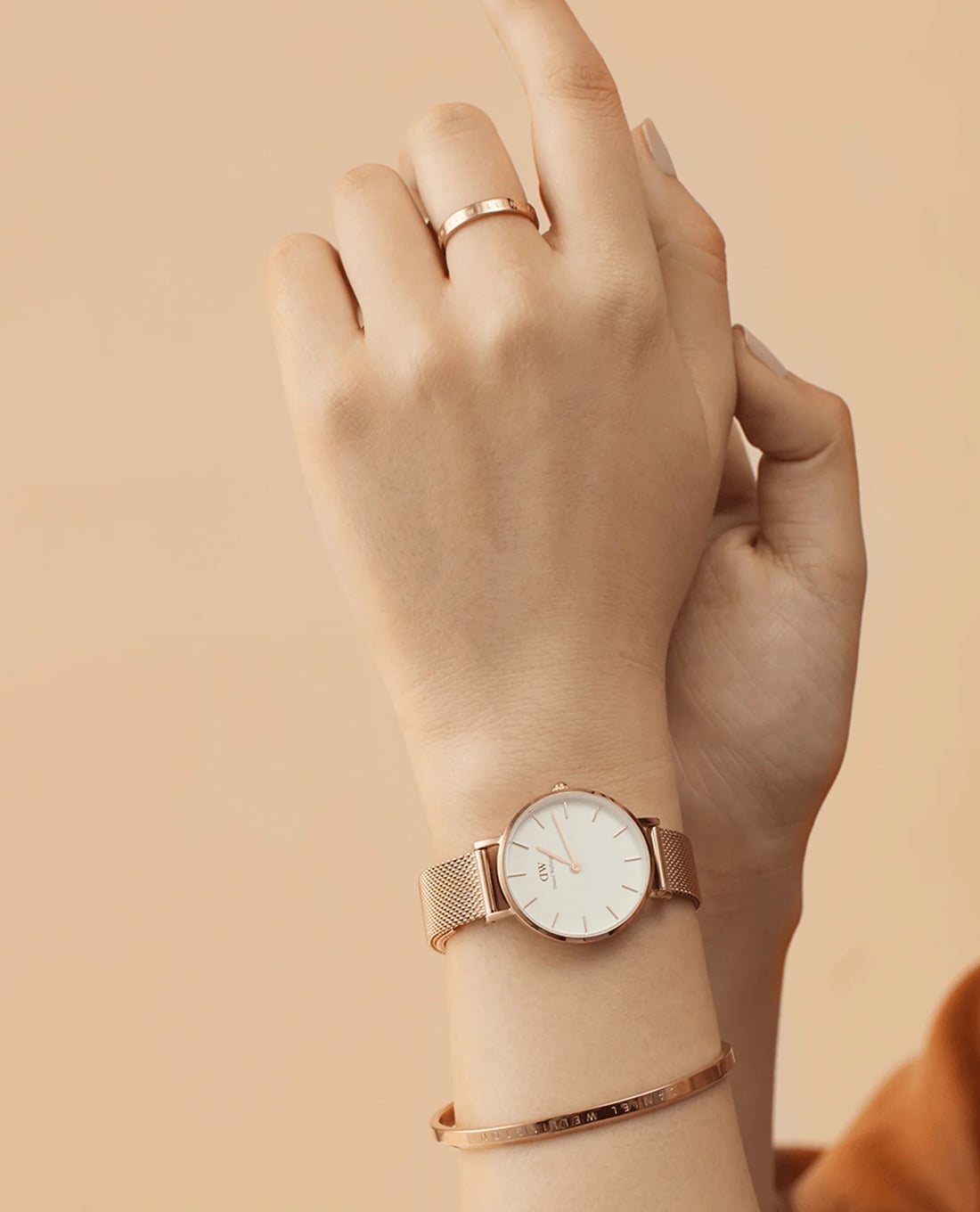 DANIEL WELLINGTON - Đồng hồ nữ Classic Petite Melrose 28mm
