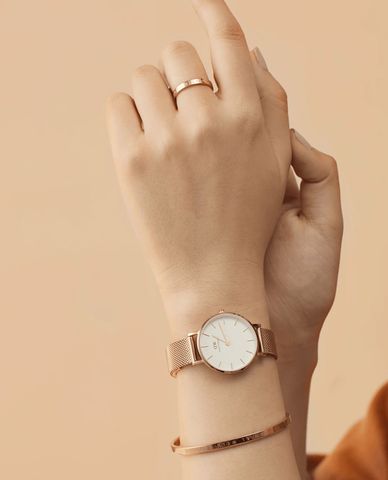  DANIEL WELLINGTON - Đồng hồ nữ Classic Petite Melrose 28mm 