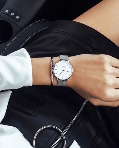  DANIEL WELLINGTON - Đồng hồ nữ Petite Sterling 28mm 