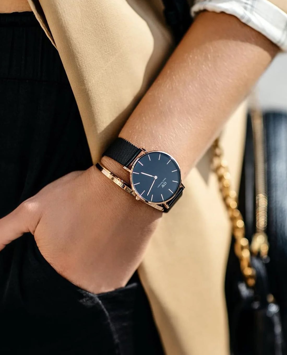 DANIEL WELLINGTON - Đồng hồ nữ Petite Ashfield 28mm