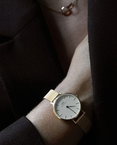 DANIEL WELLINGTON - Đồng hồ nữ Petite Evergold 32mm 