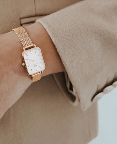  DANIEL WELLINGTON - Đồng hồ nữ Quadro Pressed Melrose 26mm 