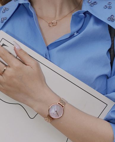  DANIEL WELLINGTON - Đồng hồ nữ Quadro Pressed Sheffield 28mm 