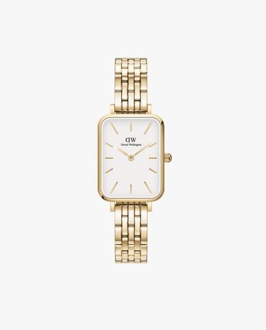  DANIEL WELLINGTON - Đồng hồ nữ Quadro 5-Link Evergold 26mm 