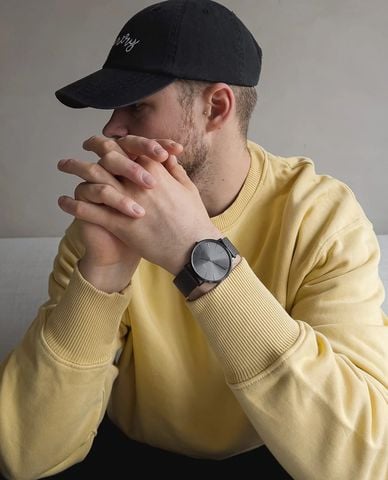  DANIEL WELLINGTON - Đồng hồ nam Classic Mesh Graphite 40mm 