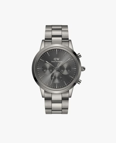  DANIEL WELLINGTON - Đồng hồ nam Iconic Chronograph Link 40mm 