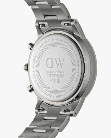  DANIEL WELLINGTON - Đồng hồ nam Iconic Chronograph Link 40mm 