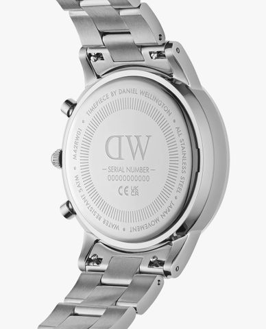  DANIEL WELLINGTON - Đồng hồ nam Iconic Chronograph Link Onyx S 42mm 