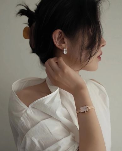  DANIEL WELLINGTON - Đồng hồ nữ Quadro Mini Melrose Blush 18.2mm 