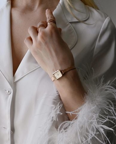  DANIEL WELLINGTON - Đồng hồ nữ Quadro Mini 18.2mm 