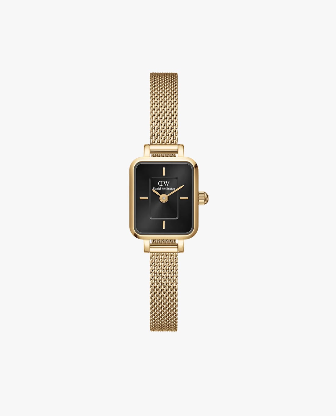 DANIEL WELLINGTON - Đồng hồ nữ Quadro Mini Evergold Onyx 18.2mm