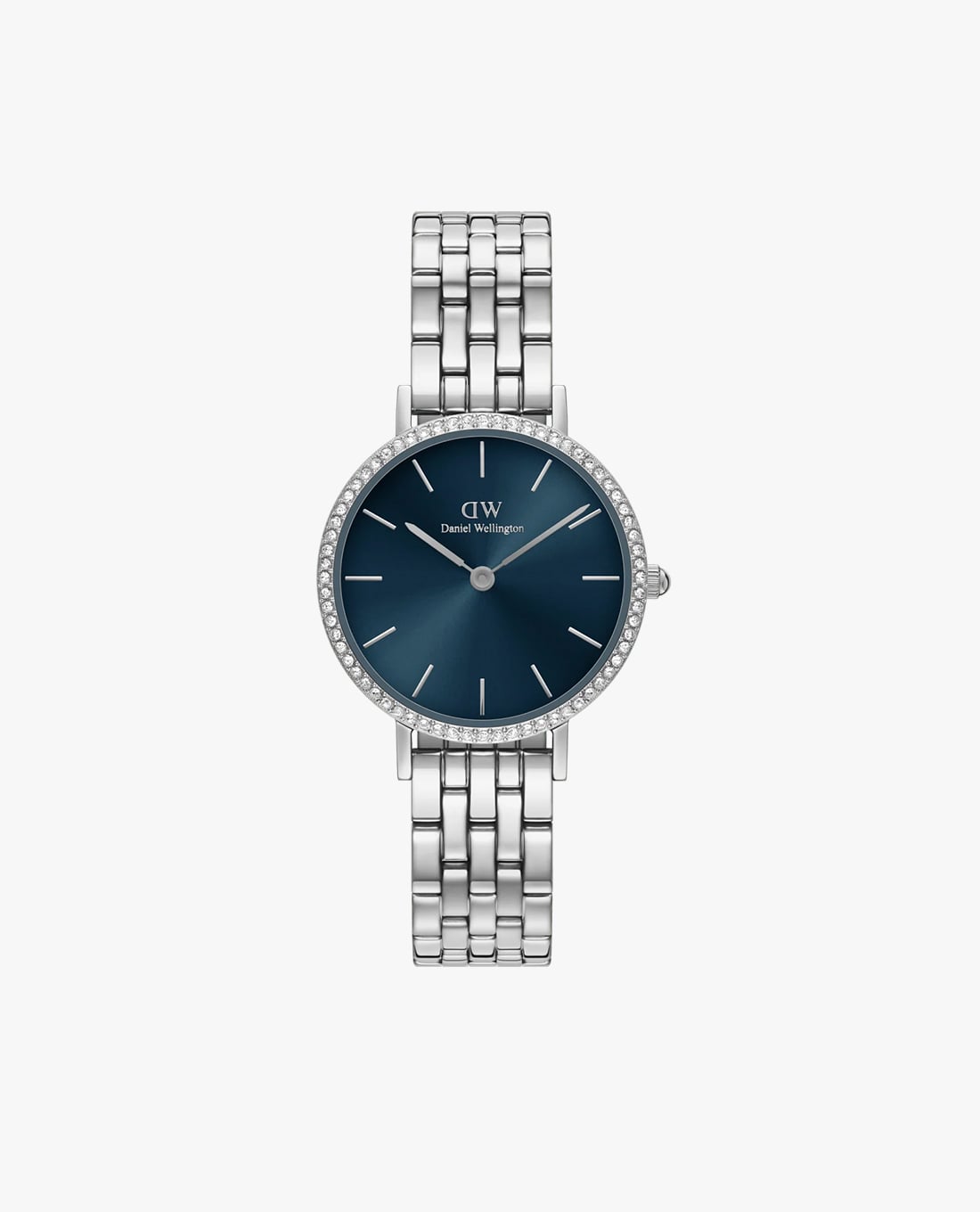 DANIEL WELLINGTON - Đồng hồ nữ Petite Lumine Bezel 5-Link Arctic S 28mm