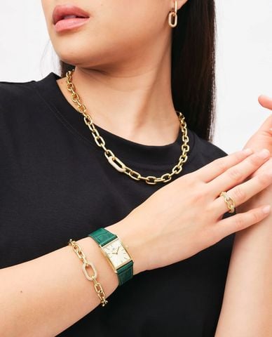  DANIEL WELLINGTON - Đồng hồ nữ Bound Crocodile Champagne Sunray 22mm 