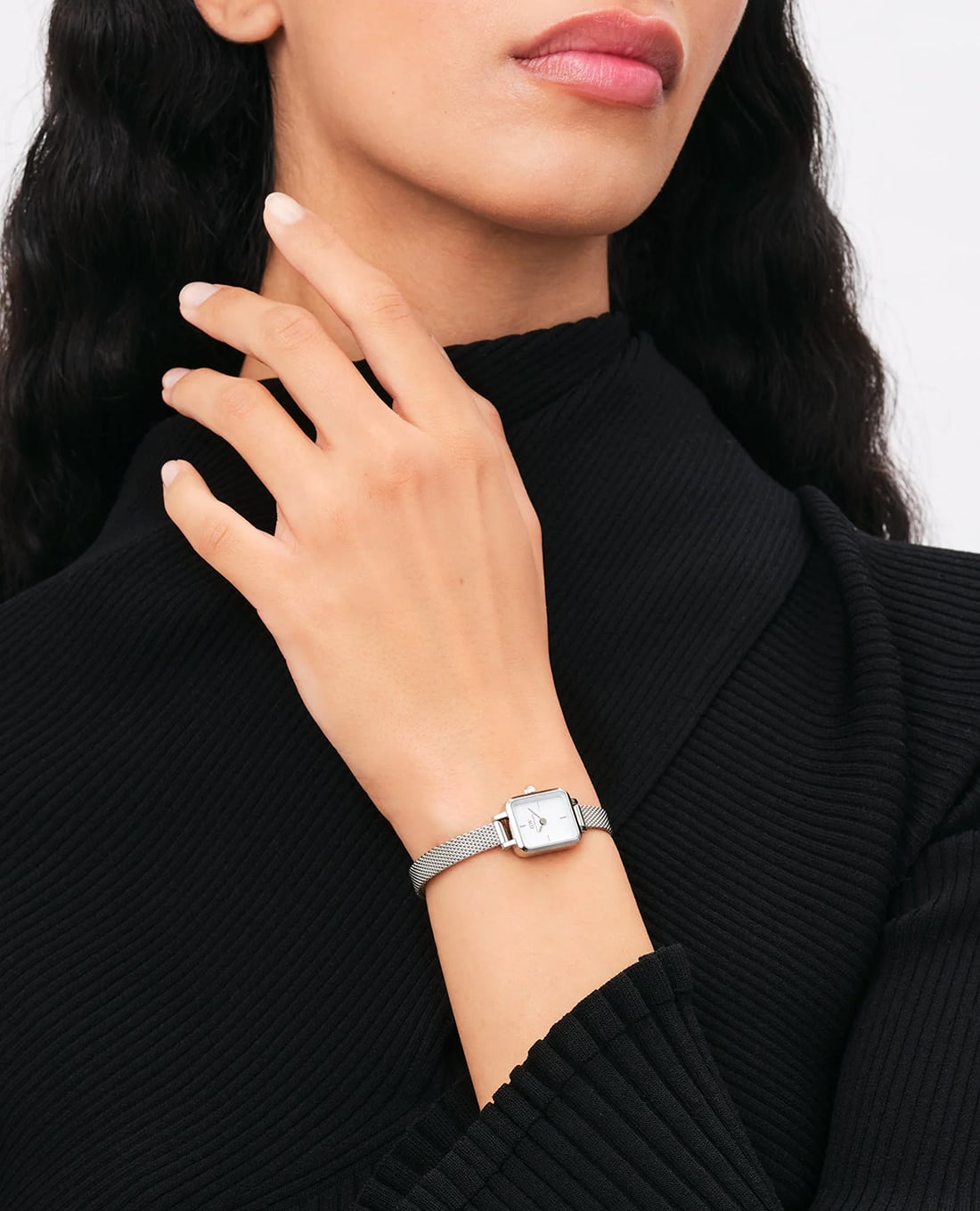 DANIEL WELLINGTON - Đồng hồ nữ Quadro Mini Sterling 18.2mm