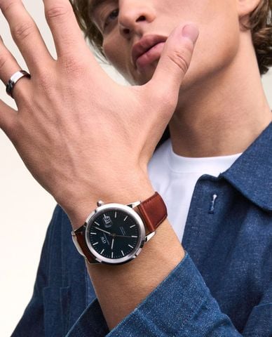  DANIEL WELLINGTON - Đồng hồ nam Iconic St Mawes Automatic Silver 40mm 
