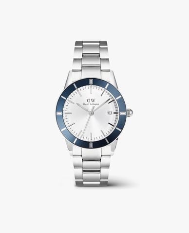 DANIEL WELLINGTON - Đồng hồ nam Iconic Paradigma Link Blue Bezel 40mm 