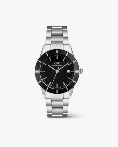  DANIEL WELLINGTON - Đồng hồ nam Iconic Paradigma Link Black Enamel 40mm 