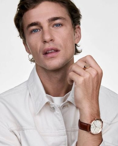  DANIEL WELLINGTON - Đồng hồ nam Classic Day Display St Mawes 40mm 