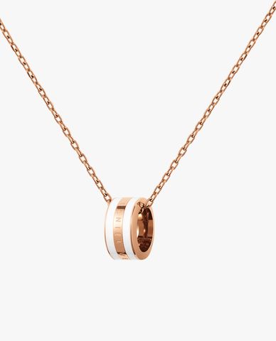  DANIEL WELLINGTON - Vòng cổ nữ mắt xích phối khoen tròn Emalie 