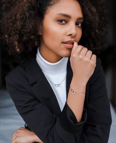  DANIEL WELLINGTON - Vòng cổ nữ mắt xích Elan Unity 