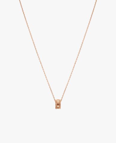  DANIEL WELLINGTON - Vòng cổ nữ mắt xích phối khoen tròn Elevation 