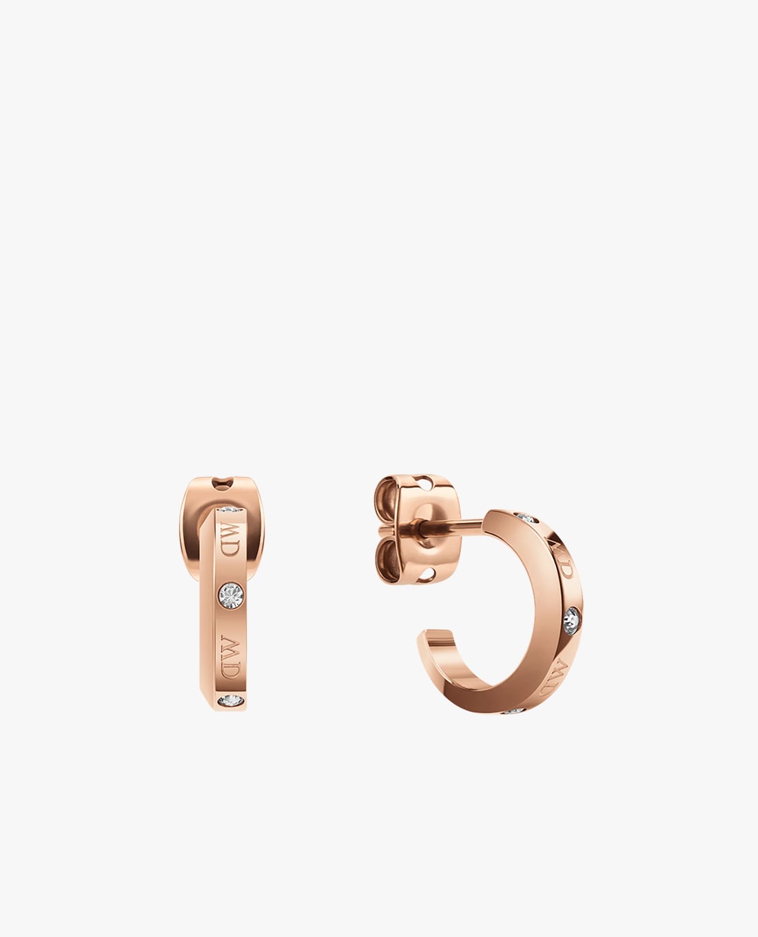 DANIEL WELLINGTON - Khuyên tai nữ dáng chữ C Classic Lumine