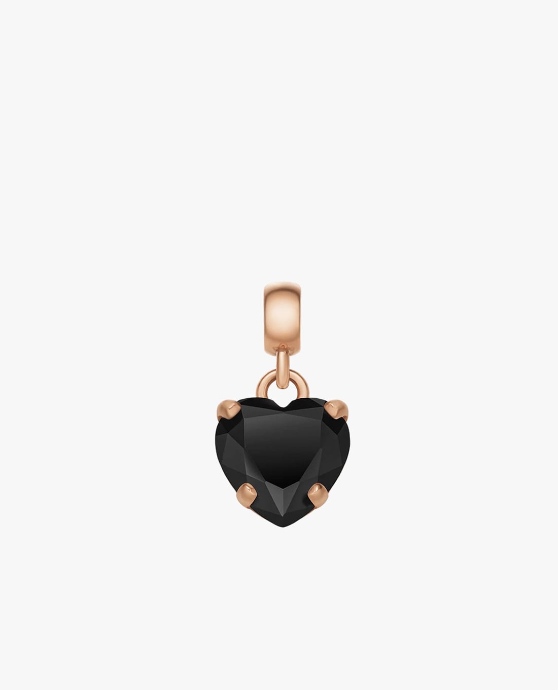 DANIEL WELLINGTON - Mặt dây chuyền Heart Black Crystal