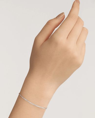  DANIEL WELLINGTON - Vòng đeo tay nữ Flat Chain S 