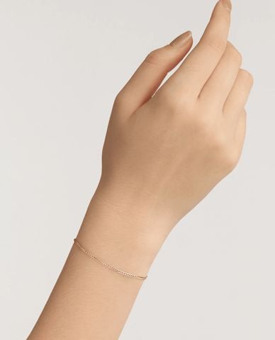  DANIEL WELLINGTON - Vòng đeo tay nữ bản mảnh Elan Flat Chain 