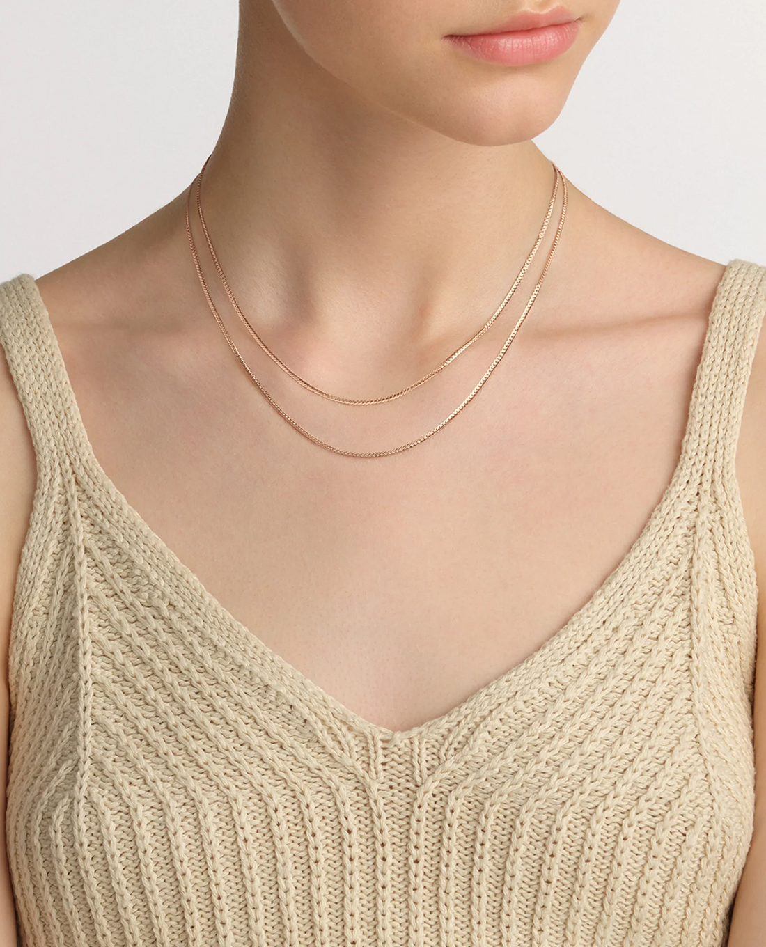 DANIEL WELLINGTON - Vòng cổ nữ dạng xích Elan Flat Chain