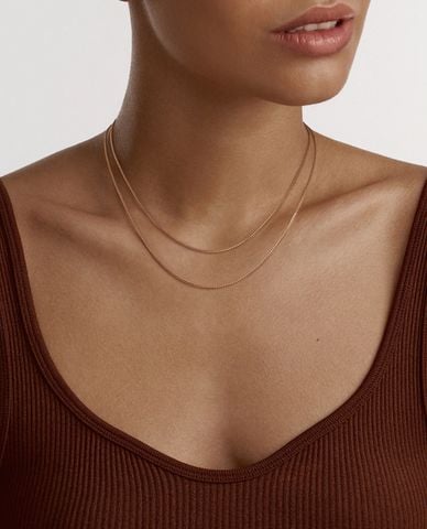  DANIEL WELLINGTON - Vòng cổ nữ dạng xích sang trọng Elan Box 