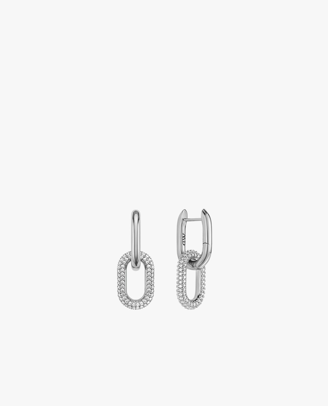 DANIEL WELLINGTON - Khuyên tai nữ phối khoen đính đá Crystal Link