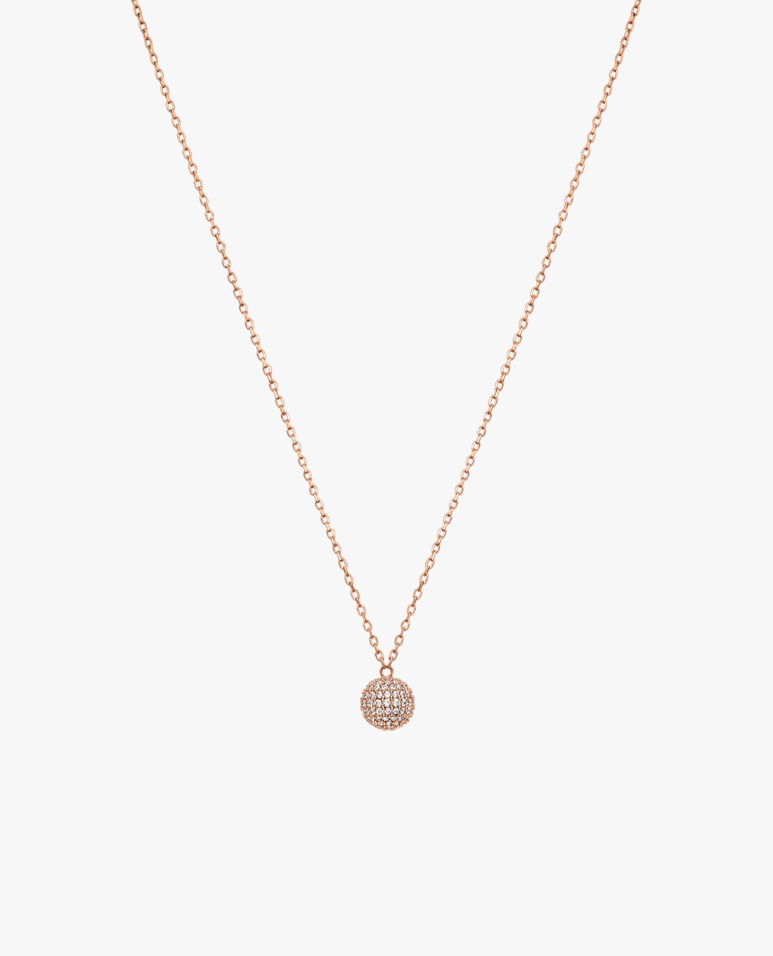 DANIEL WELLINGTON - Vòng cổ nữ mặt cầu đính đá Pavé Crystal Pendant